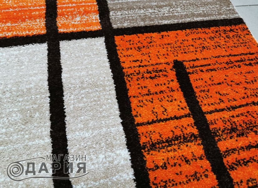 Тъкан килим MAGNOLIA 704 d.beige/orange